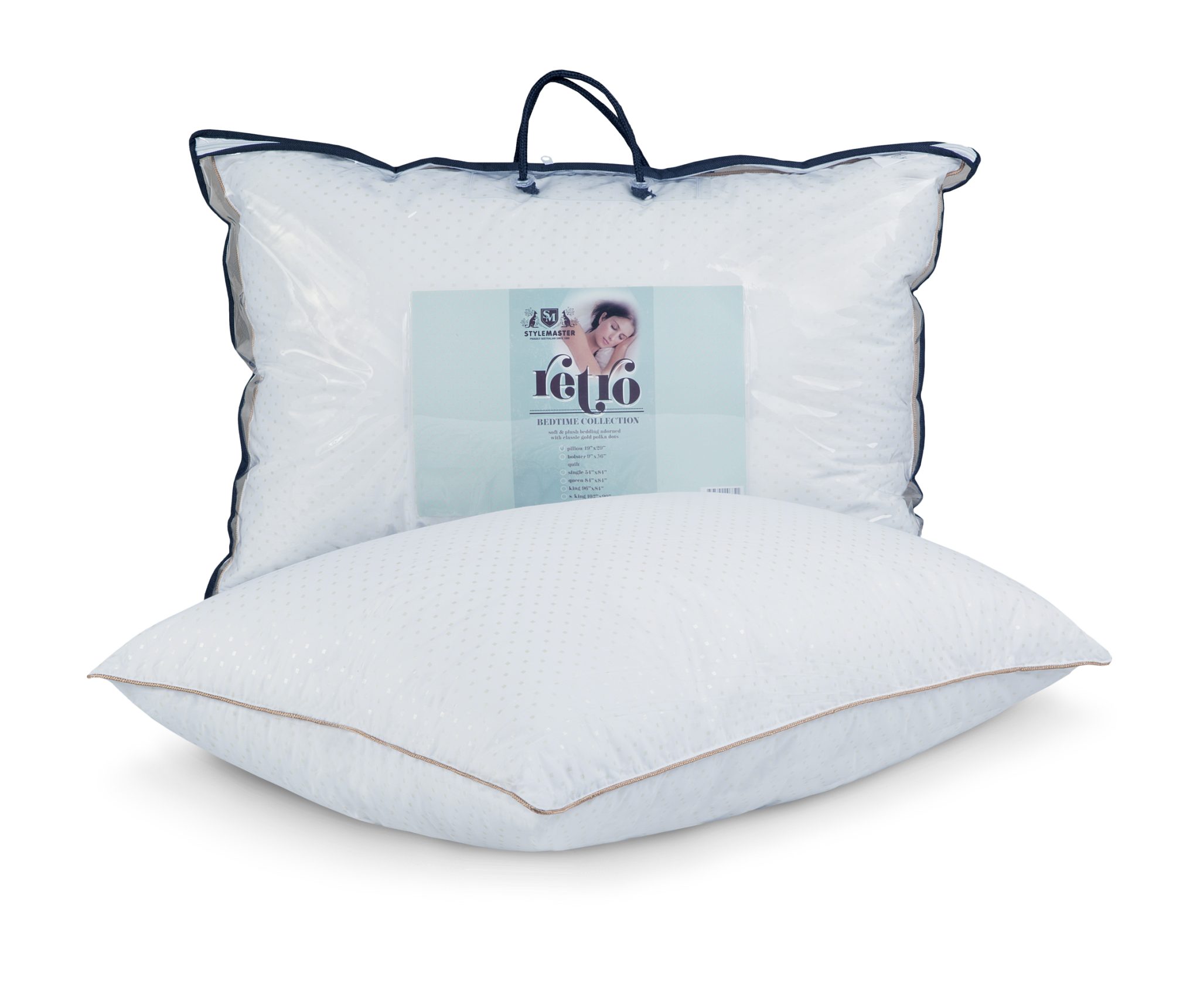 Stylemaster Retro Bedtime Pillow / Bolster (1500g) King Koil Singapore